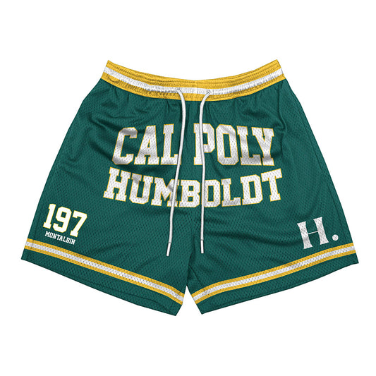 Humboldt State - NCAA Wrestling : Micaiah Montalbin - Shorts-0