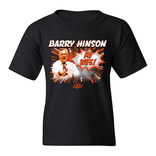 Oklahoma State - NCAA Men's Basketball : Barry Hinson - Youth T-Shirt