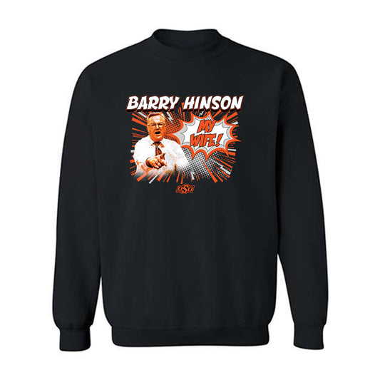 Oklahoma State - NCAA Men's Basketball : Barry Hinson - Crewneck Sweatshirt