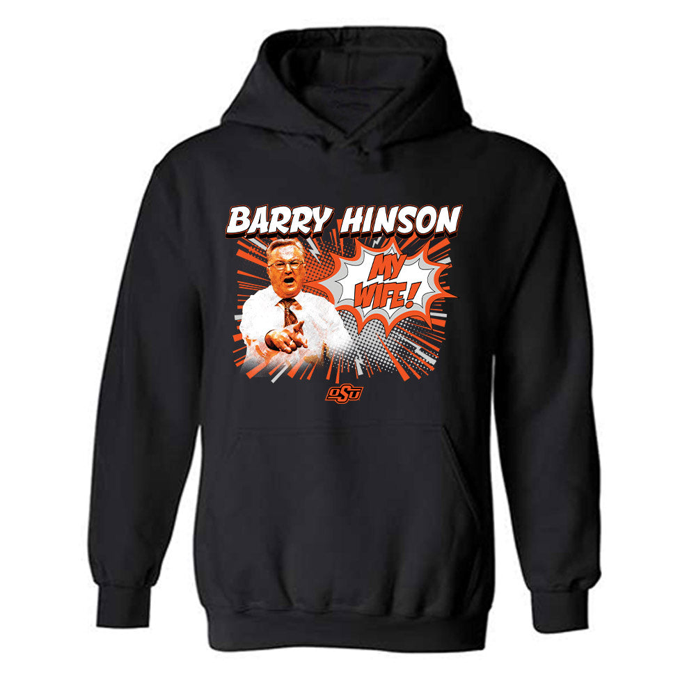 Oklahoma State - NCAA Men's Basketball : Barry Hinson - Hooded Sweatshirt