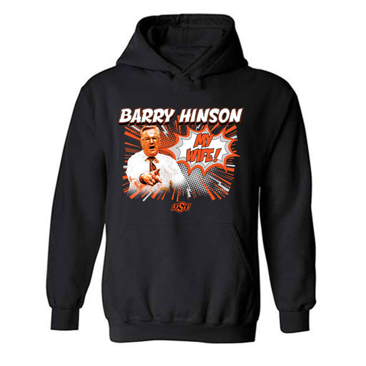 Oklahoma State - NCAA Men's Basketball : Barry Hinson - Hooded Sweatshirt