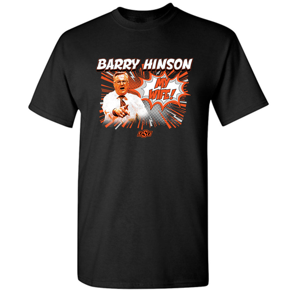 Oklahoma State - NCAA Men's Basketball : Barry Hinson - T-Shirt