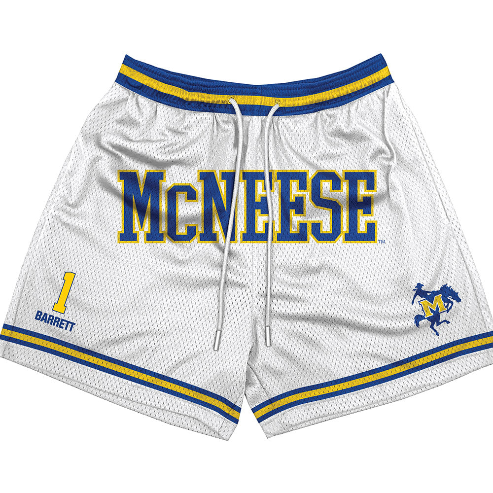 McNeese State - NCAA Football : Landon Barrett - Shorts-0