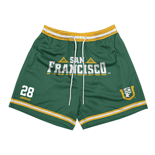 USFCA - NCAA Baseball : Jake Andreas - Shorts-0