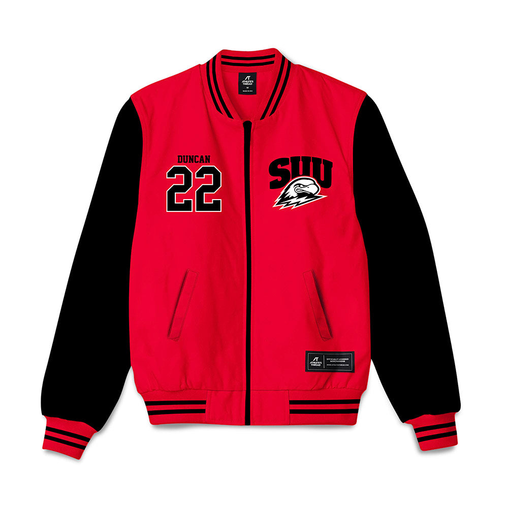 Southern Utah - NCAA Softball : Hannah Duncan - Bomber Jacket-0