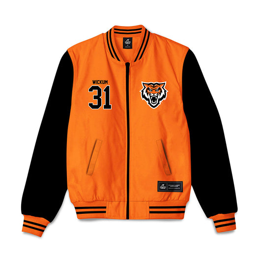 Idaho State - NCAA Softball : Riley Wickum - Bomber Jacket-0