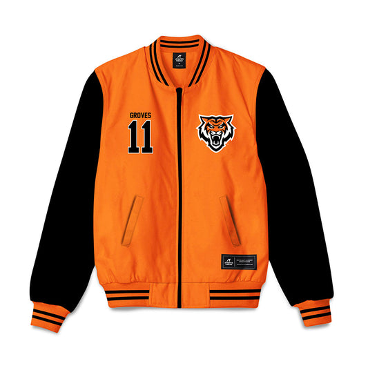 Idaho State - NCAA Softball : Sydney Groves - Bomber Jacket-0