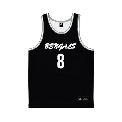 Idaho State - NCAA Men's Basketball : Trey Arland - Black Basketball Jersey-0