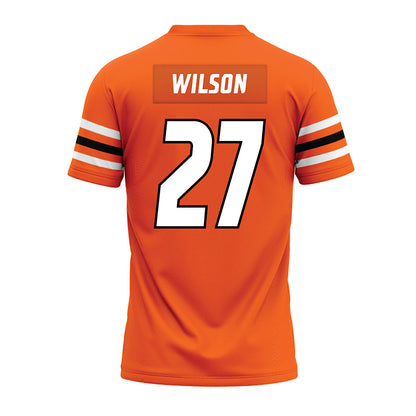 Idaho State - NCAA Football : Jaylin Wilson - Orange Premium Football Jersey-1