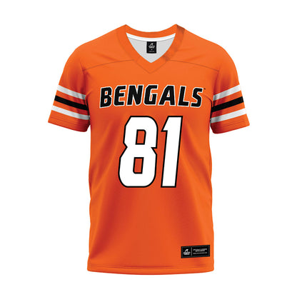 Idaho State - NCAA Football : Braden Albrecht - Orange Premium Football Jersey-0