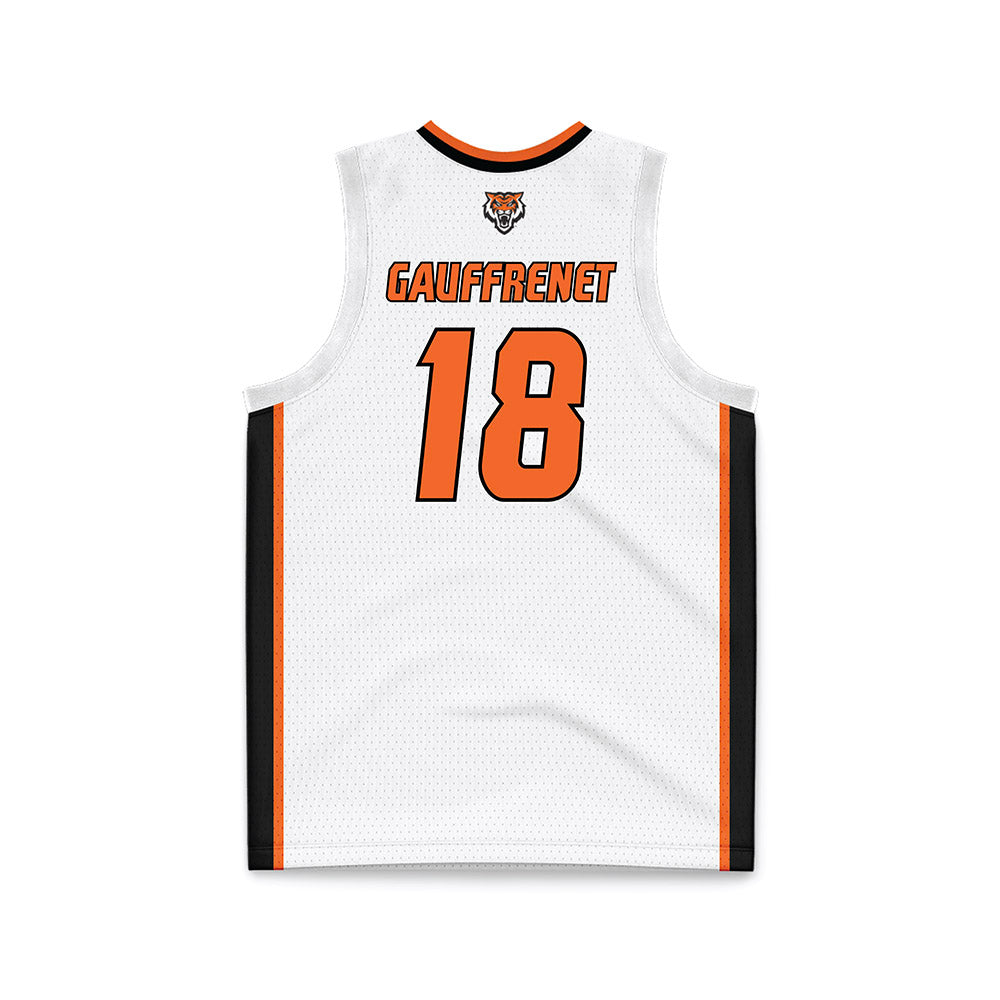 Idaho State - NCAA Women's Basketball : Maeva Gauffrenet - White Basketball Jersey-1
