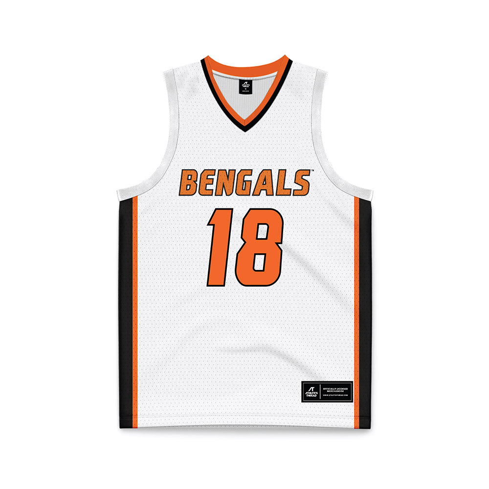 Idaho State - NCAA Women's Basketball : Maeva Gauffrenet - White Basketball Jersey-0
