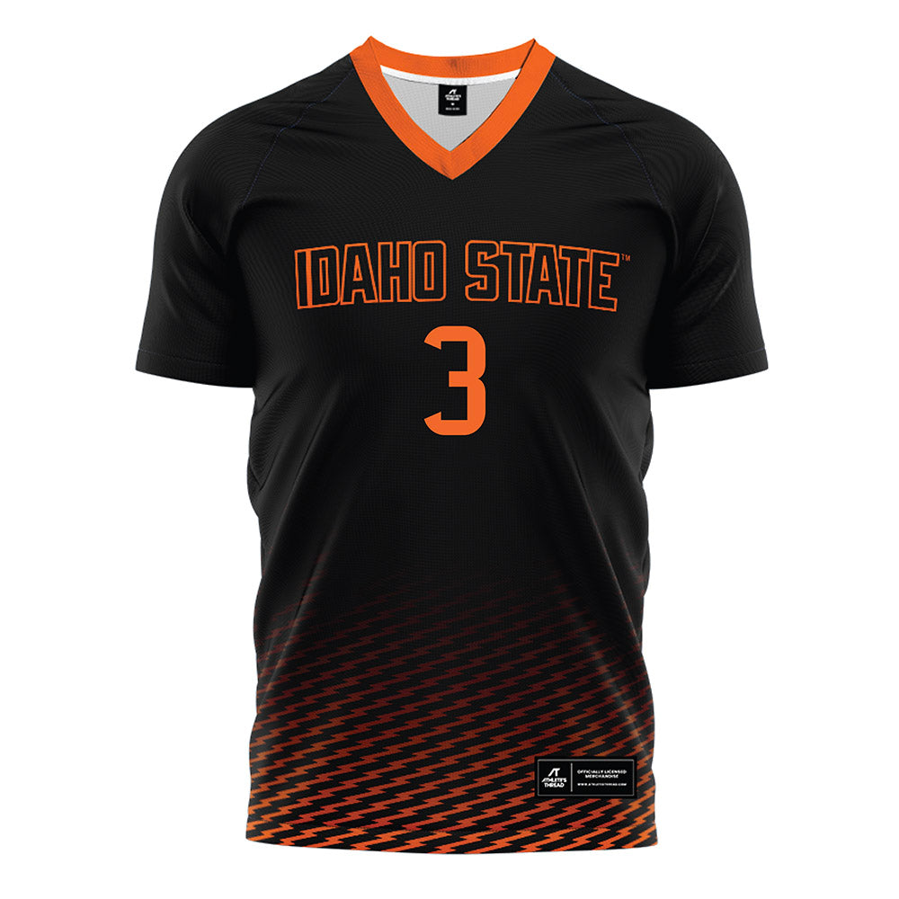 Idaho State - NCAA Women's Soccer : Emma Casenave - Black Soccer Jersey-0