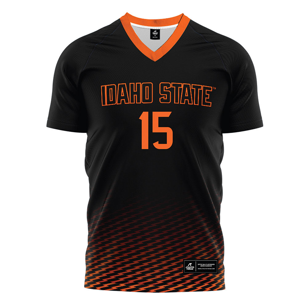 Idaho State - NCAA Women's Soccer : Mary Za - Black Soccer Jersey-0