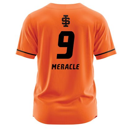 Idaho State - NCAA Softball : Megan Meracle - Orange Jersey-1
