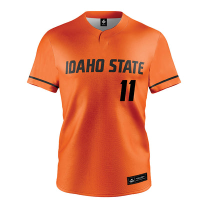 Idaho State - NCAA Softball : Sydney Groves - Orange Jersey-0