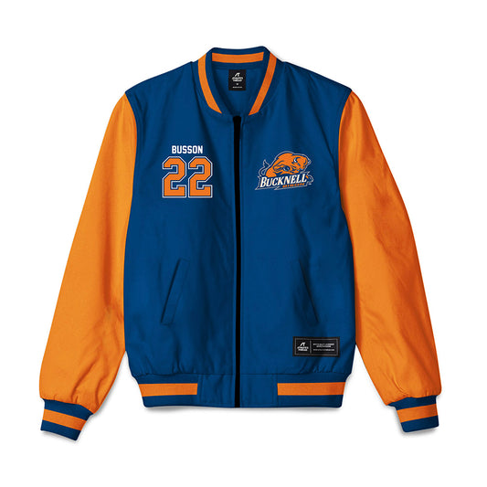 Bucknell - NCAA Football : Logan Busson - Bomber Jacket-0