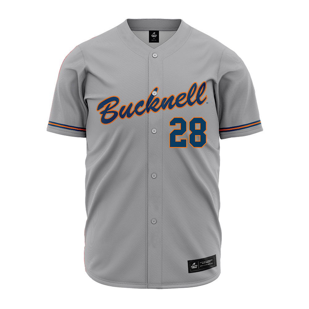 Bucknell - NCAA Baseball : Jack Keane - Gray Jersey-0