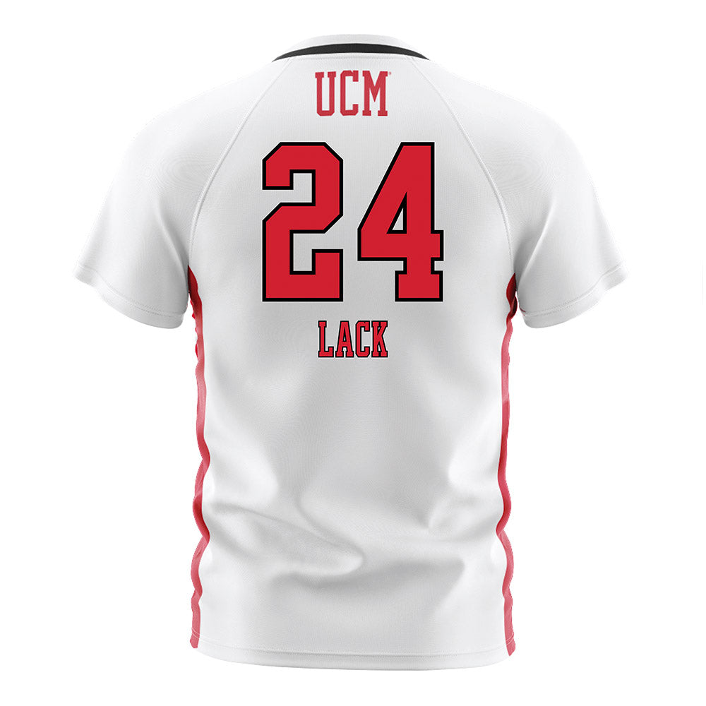 UCM - NCAA Women's Soccer : Anna Lack - White Soccer Jersey-1