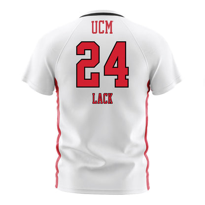 UCM - NCAA Women's Soccer : Anna Lack - White Soccer Jersey-1