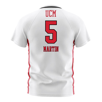 UCM - NCAA Women's Soccer : Kate Martin - White Soccer Jersey-1