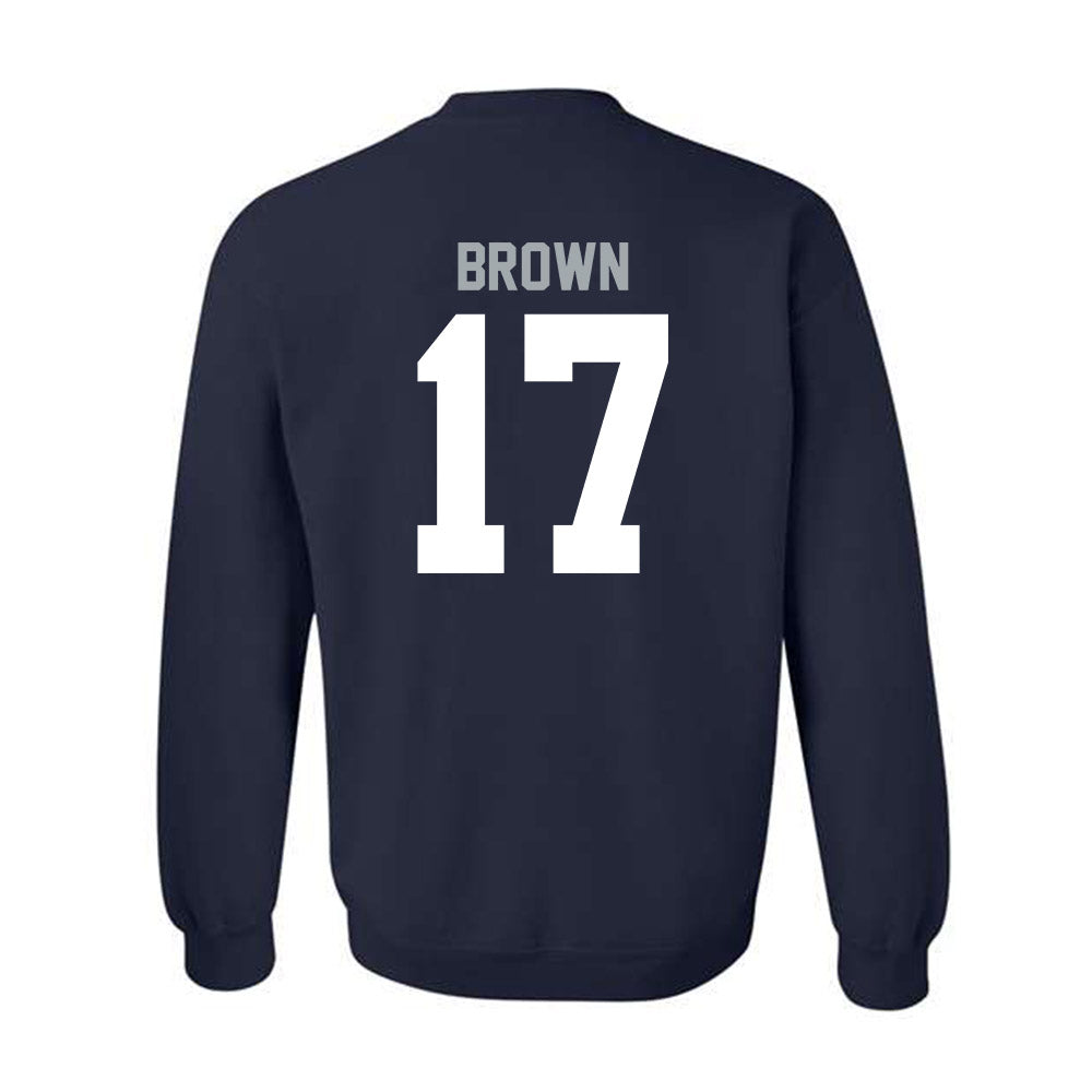 Utah State - NCAA Football : Mataira Brown - Classic Shersey Crewneck Sweatshirt-1