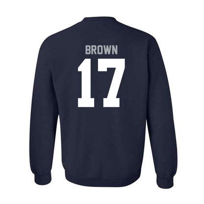 Utah State - NCAA Football : Mataira Brown - Classic Shersey Crewneck Sweatshirt-1