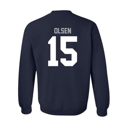 Utah State - NCAA Football : Ty Olsen - Classic Shersey Crewneck Sweatshirt-1