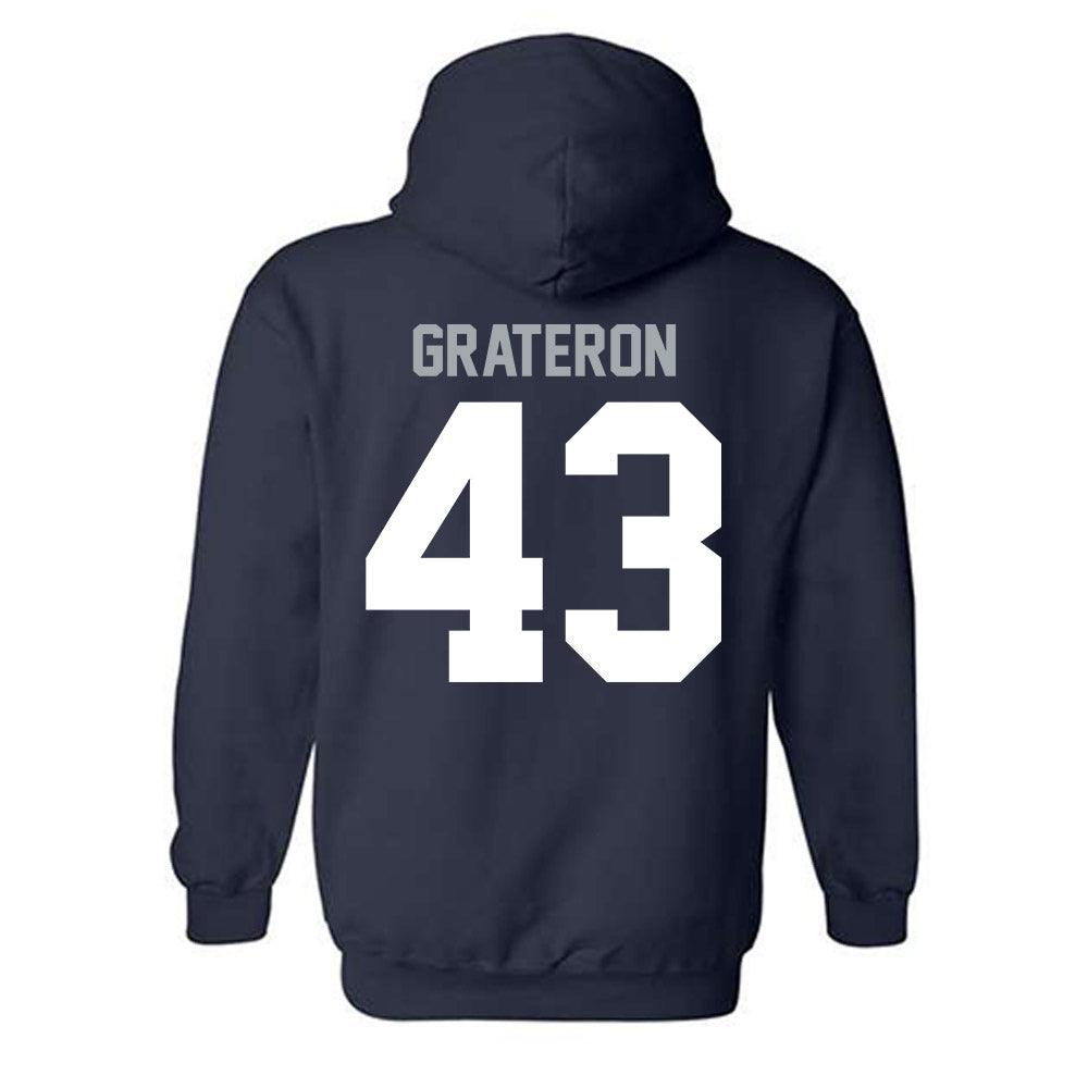 Utah State - NCAA Football : Diego Grateron - Classic Shersey Hooded Sweatshirt-1