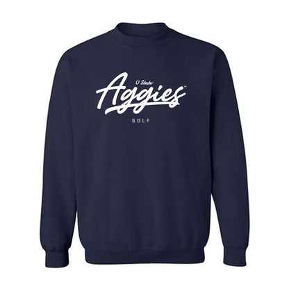Utah State - NCAA Men's Golf : Esteban Jaramillo - Classic Shersey Crewneck Sweatshirt-0