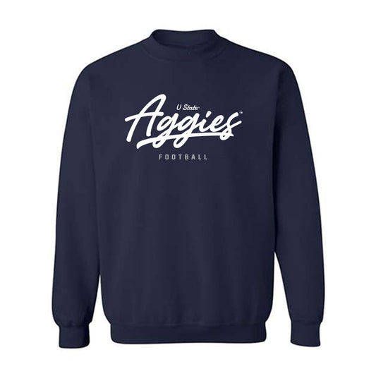 Utah State - NCAA Football : Elia Migao - Classic Shersey Crewneck Sweatshirt-0