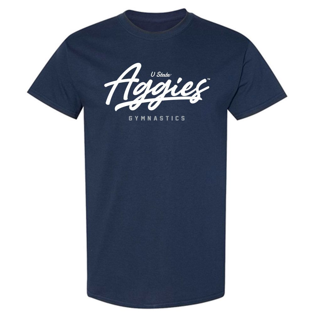 Utah State - NCAA Women's Gymnastics : Lundyn VanderToolen - Classic Shersey T-Shirt-0