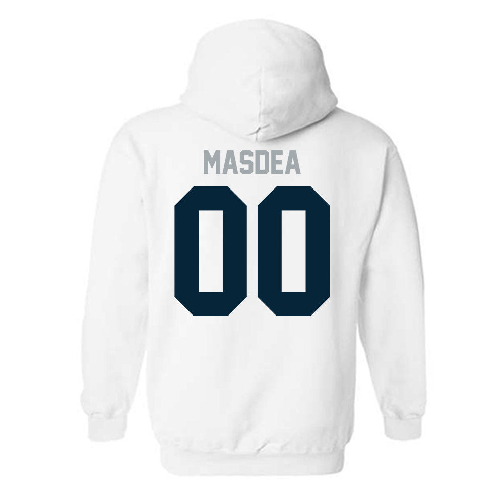 Utah State - NCAA Football : Tyler Masdea - Classic Shersey Hooded Sweatshirt-1