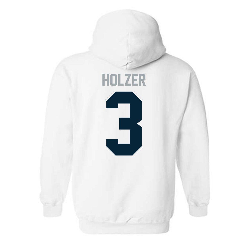 Utah State - NCAA Softball : Natalie Holzer - Classic Shersey Hooded Sweatshirt-1