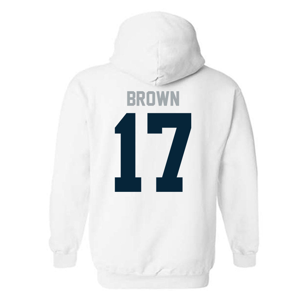 Utah State - NCAA Football : Mataira Brown - Classic Shersey Hooded Sweatshirt-1