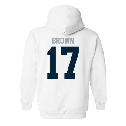 Utah State - NCAA Football : Mataira Brown - Classic Shersey Hooded Sweatshirt-1