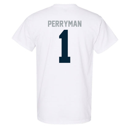 Utah State - NCAA Men's Basketball : Elijah Perryman - Classic Shersey T-Shirt-1