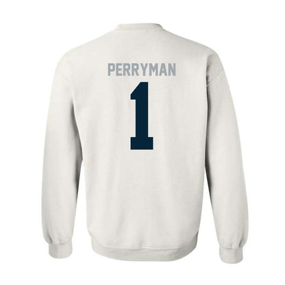 Utah State - NCAA Men's Basketball : Elijah Perryman - Classic Shersey Crewneck Sweatshirt-1