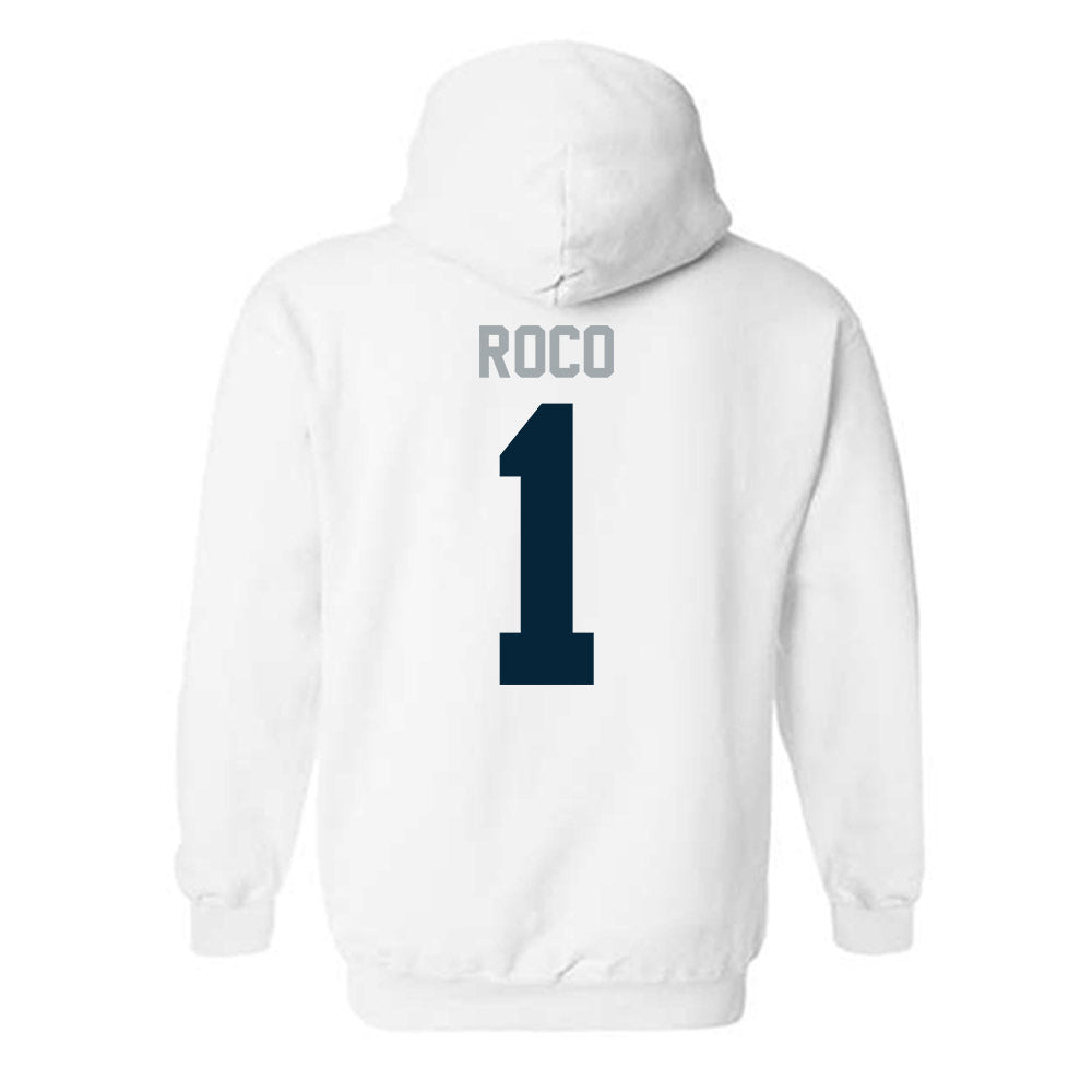Utah State - NCAA Women's Basketball : Catalina Roco - Classic Shersey Hooded Sweatshirt-1