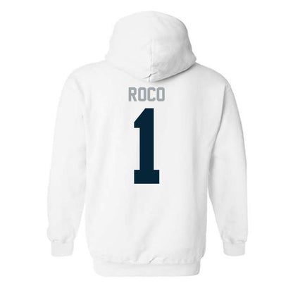Utah State - NCAA Women's Basketball : Catalina Roco - Classic Shersey Hooded Sweatshirt-1
