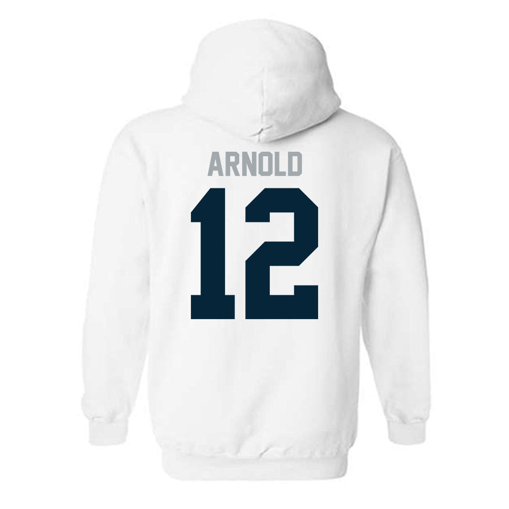 Utah State - NCAA Football : Bobby Arnold - Classic Shersey Hooded Sweatshirt-1