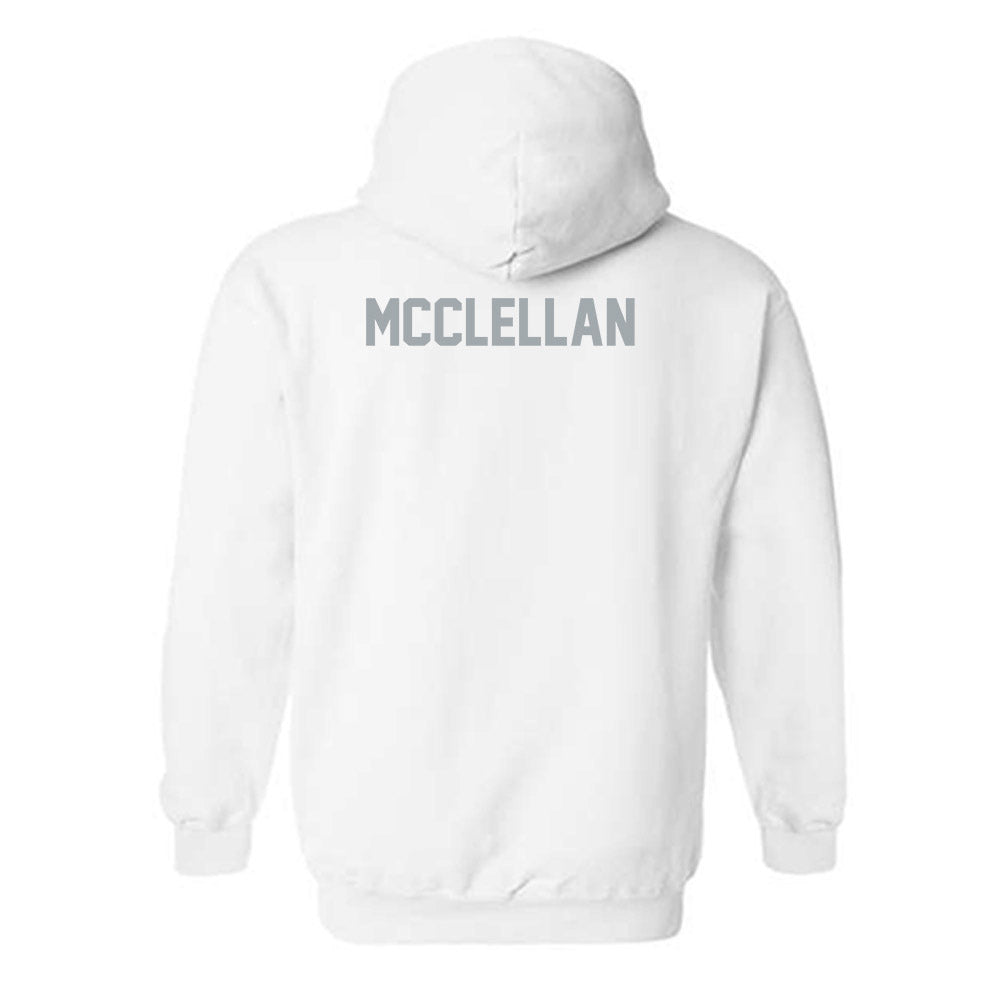 Utah State - NCAA Football : John McClellan - Classic Shersey Hooded Sweatshirt-1