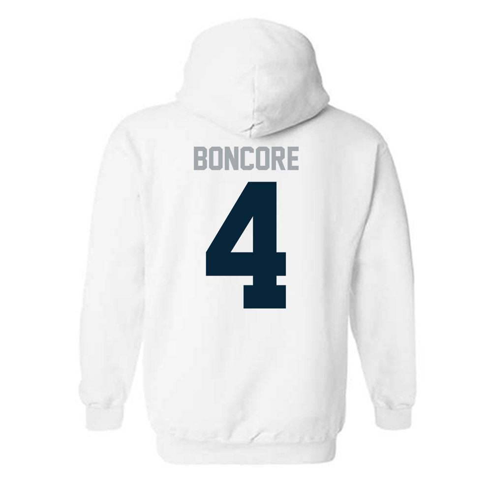 Utah State - NCAA Football : Nikko Boncore - Classic Shersey Hooded Sweatshirt-1