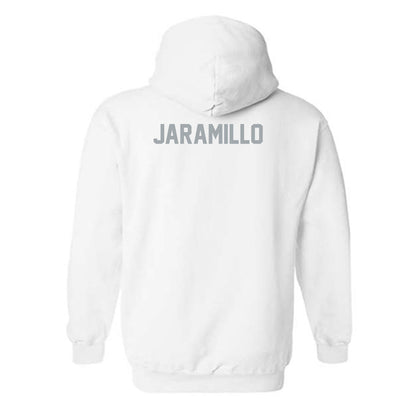 Utah State - NCAA Men's Golf : Esteban Jaramillo - Classic Shersey Hooded Sweatshirt-1