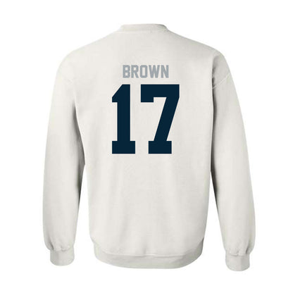 Utah State - NCAA Football : Mataira Brown - Classic Shersey Crewneck Sweatshirt-1