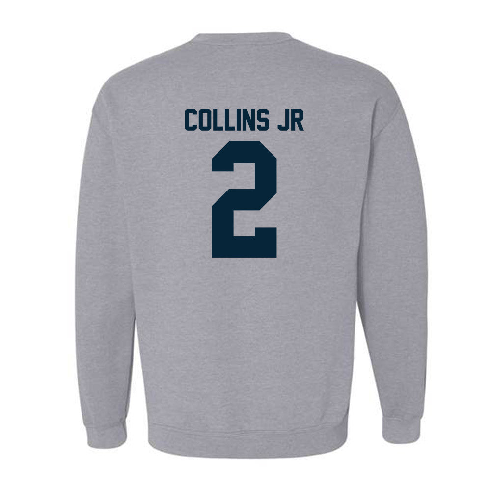 Utah State - NCAA Men's Basketball : Mj Collins Jr - Crewneck Sweatshirt-1