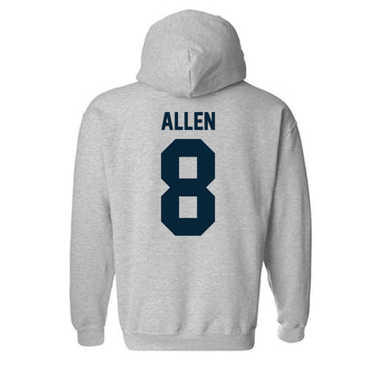 Utah State - NCAA Men's Basketball : Drake Allen - Hooded Sweatshirt-1