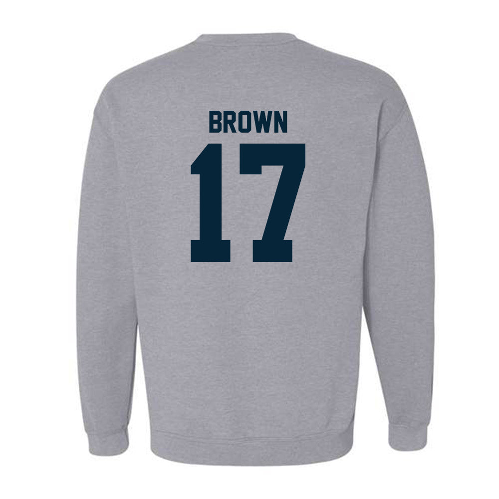 Utah State - NCAA Football : Mataira Brown - Crewneck Sweatshirt-1