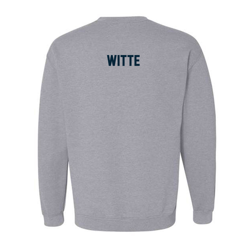 Utah State - NCAA Women's Gymnastics : Mya Witte - Crewneck Sweatshirt-1