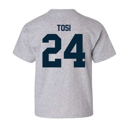 Utah State - NCAA Men's Basketball : Kingston Tosi - Youth T-Shirt-1